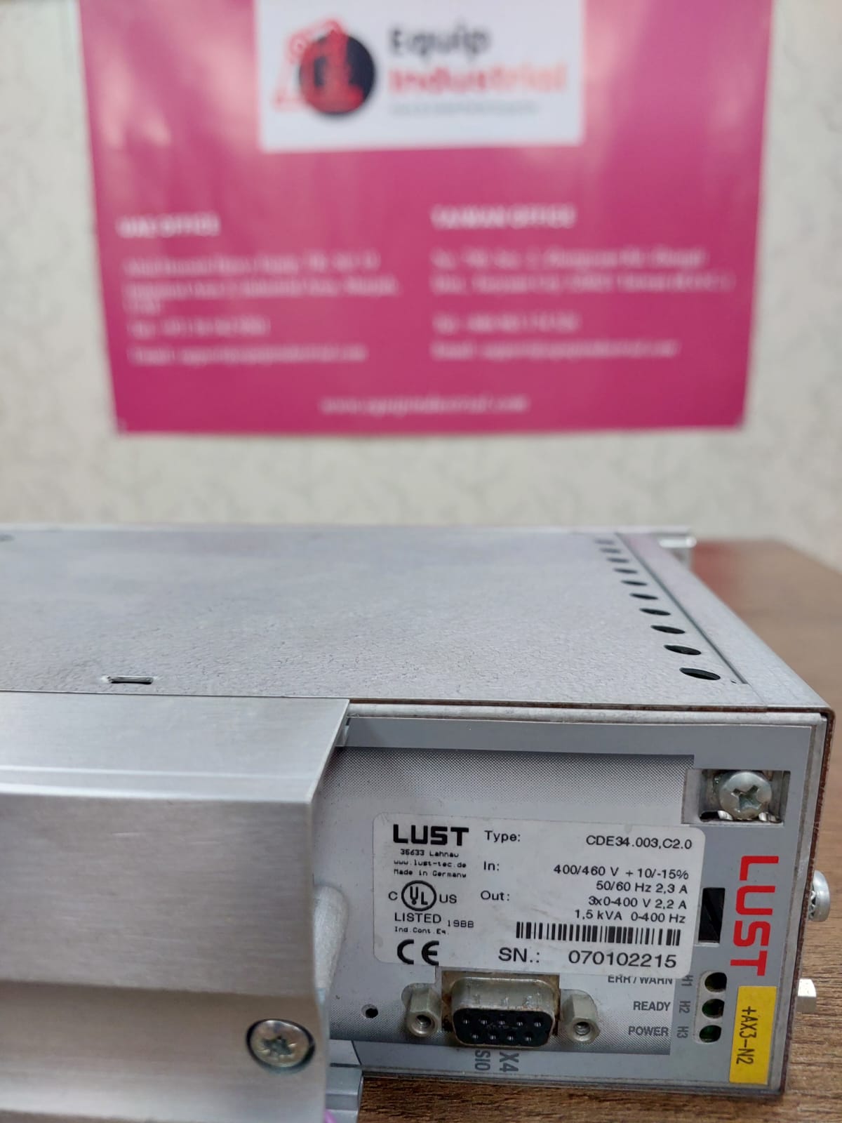 LUST CDE34.003.C20 – High-Performance Servo Drive for Precision Motor Control