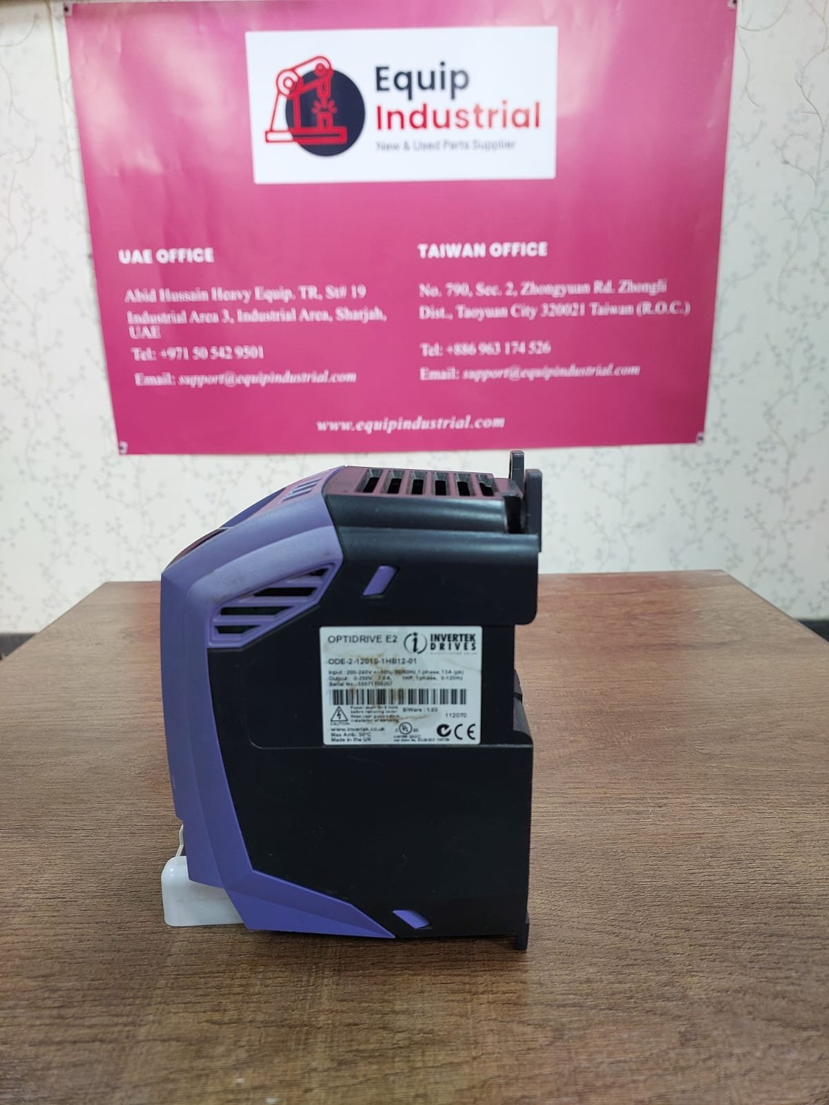 Invertek Optidrive E2 ODE-2-21091-HN1S-01 – High-Performance Variable Speed Drive for Motors