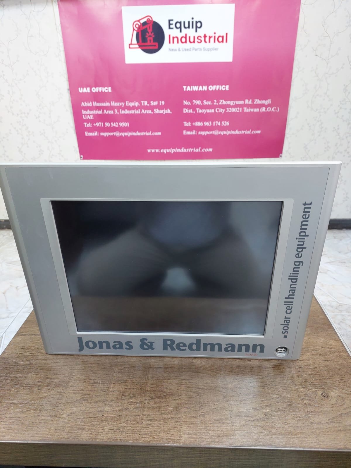 Jonas & Redmann HMI Touch Panel – Advanced Industrial Interface for Solar Cell Handling Equipment