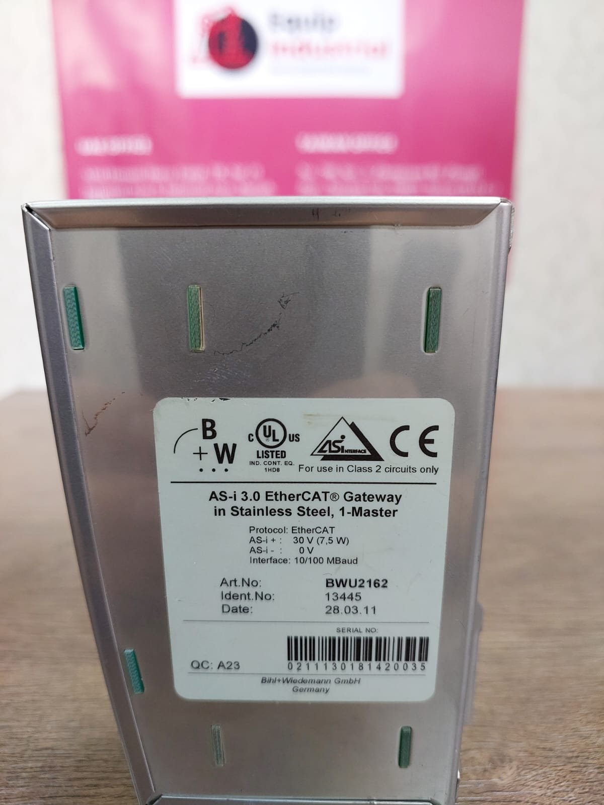 Bihl+Wiedemann BWU2162 AS-i 3.0 EtherCAT Gateway – High-Performance Industrial Networking Solution