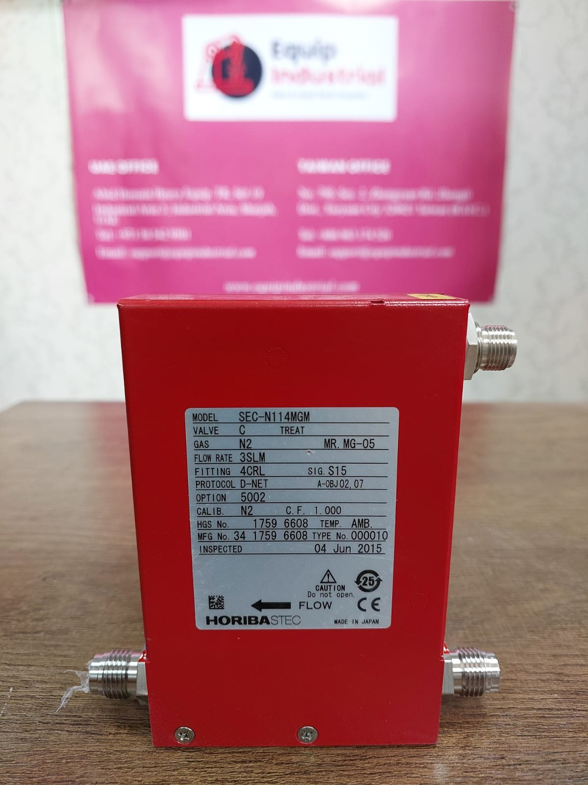 Horiba STEC SEC-N114MGM Mass Flow Controller