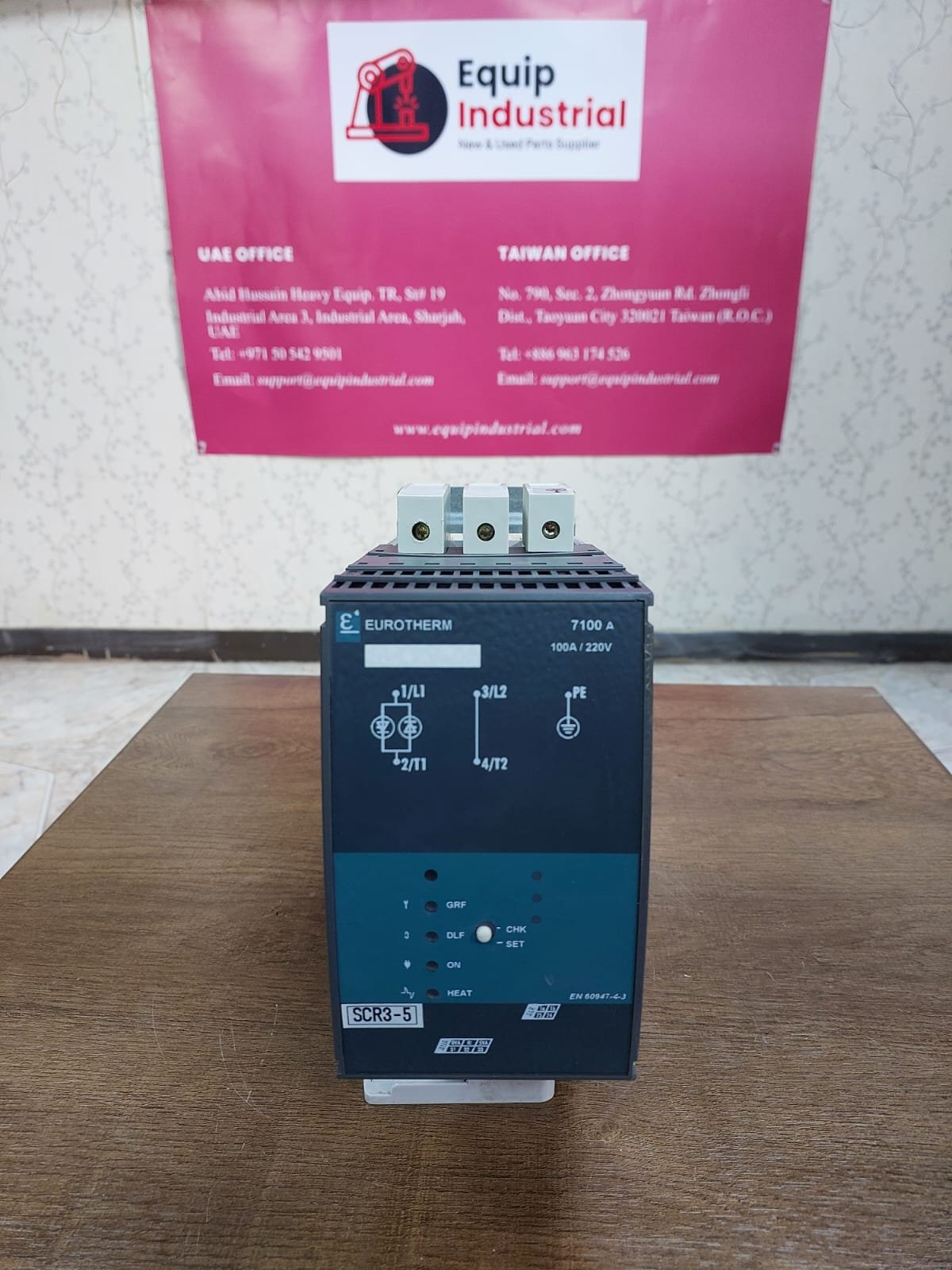 Eurotherm 7100A SCR Power Controller | 100A 220V Industrial Power Regulator - Image 2