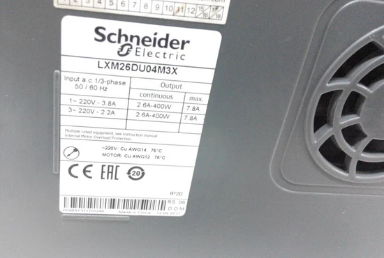 Schneider Lexium LXM26DU04M3X Servo Drive 0.4 kW | Industrial Motion Control - Image 2