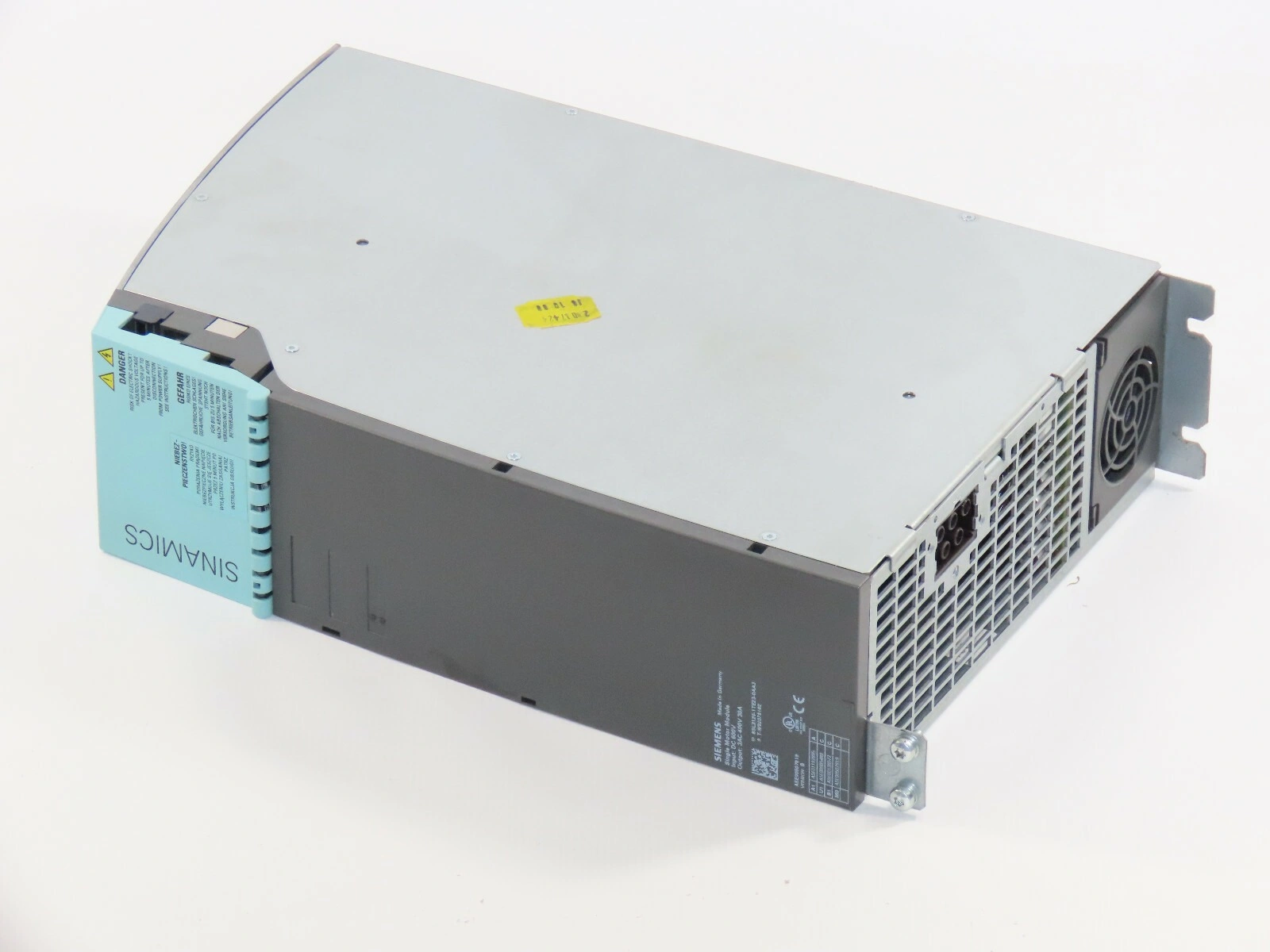 Siemens SINAMICS 6SL3120‑1TE23‑0AA3 Single Motor Module (30 A, 16 kW, Booksize, Internal Air Cooling) - Image 2